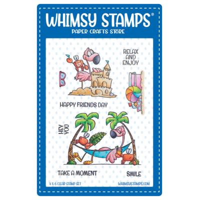 Whimsy Stamps Dustin Pike Clear Stamps - Beach Babes