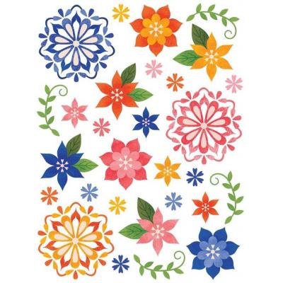 Hero Arts Rub On Transfers Sticker - Graphic Florals