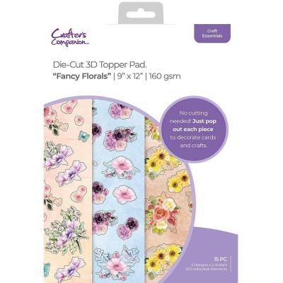 Crafter's Companion Die Cuts - 3D Topper Pad - Fancy Florals