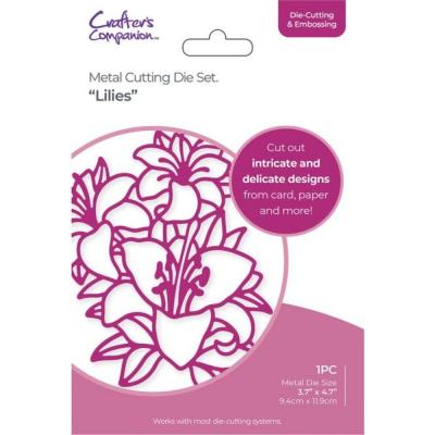 Gemini Large Scale Outline Floral - Lilies Elements