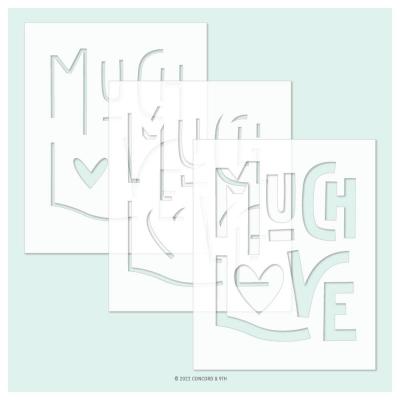 Concord & 9th Stencils - Much Love