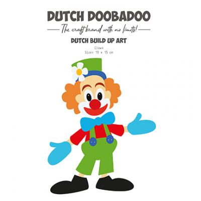 Dutch Doobadoo Stencil - Clown