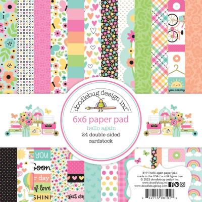 Doodlebug Hello Again - Paper Pad