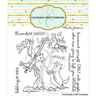Colorado Craft Anita Jeram Clear Stamps - Lift You Higher Cats