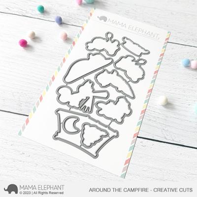 Mama Elephant Creative Cuts - Around The Camp Fire