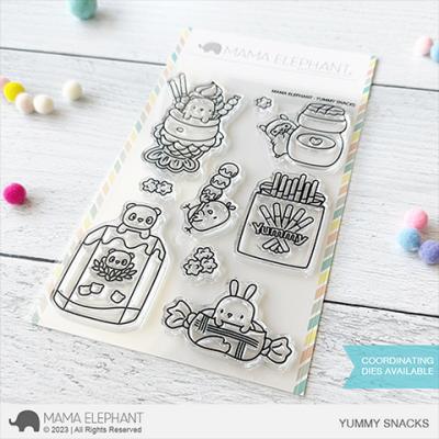 Mama Elephant Stempel - Yummy Snacks