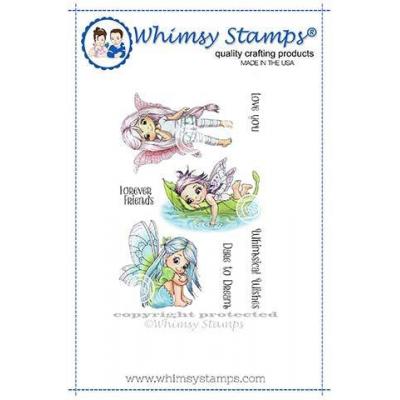Whimsy Stamps Rubber Cling Stamps - Fairy Dreams