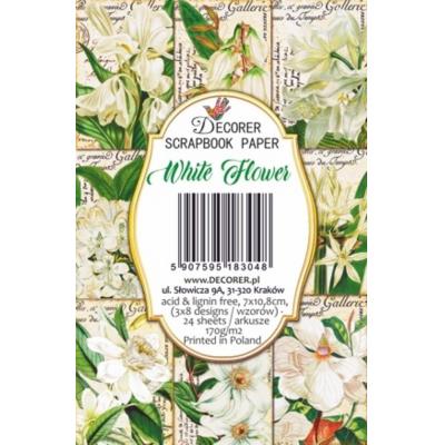 Decorer Paper Pack - White Flower