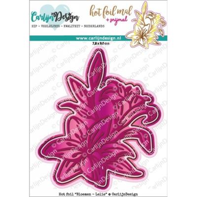 CarlijnDesign Hot Foil Plate - Lily