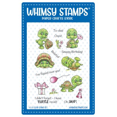 Whimsy Stamps Clear Stamps - Turtle Tales