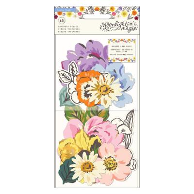 Crate Paper Moonlight Magic - Floral Ephemera