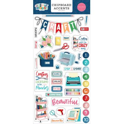 Carta Bella Happy Crafting - Chipboard Accents