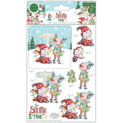 Craft Consortium It's Snome Time 2 - 3D Decoupage Set