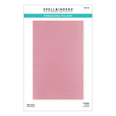 Spellbinders Embossing Folder - Tiny Dots