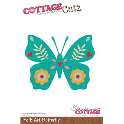 Scrapping Cottage Dies - Folk Art Butterfly
