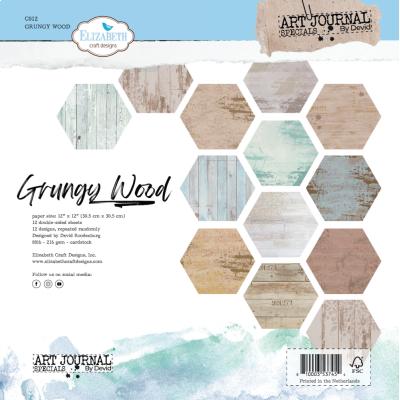 Elizabeth Craft Designpapier - Grungy Wood