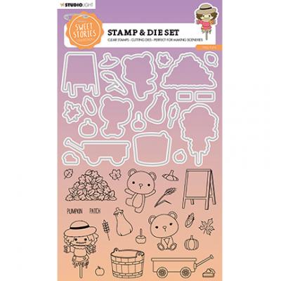 StudioLight Sweet Stories Stamp & Die Set - Fall Fun