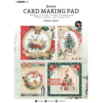 StudioLight Card Making Pad - Holly Jolly