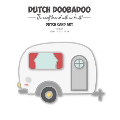 Dutch DooBaDoo Stencil - Caravan