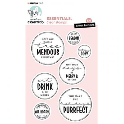 StudioLight Stempel - Xmas Buttons (EN)