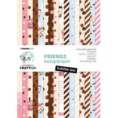 StudioLight Paper Pad - Bubble Tea Friendz