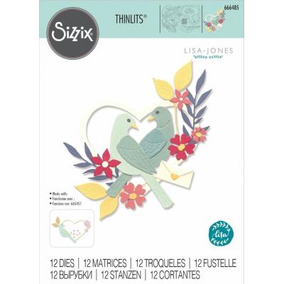 Sizzix Thinlits Die - Sweet Birds