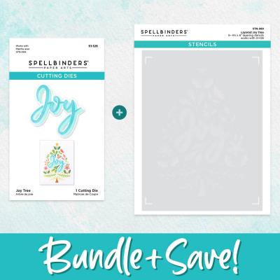 Spellbinders Die and Stencil Bundle - Layered Joy Tree