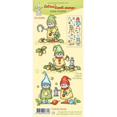 Leane Creatief Stempel - Gnomes