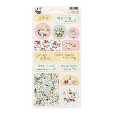 Piatek13 Flowerish - Chipboard Sticker 2