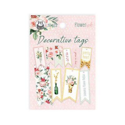 Piatek13 Flowerish - Decorative Tags 2