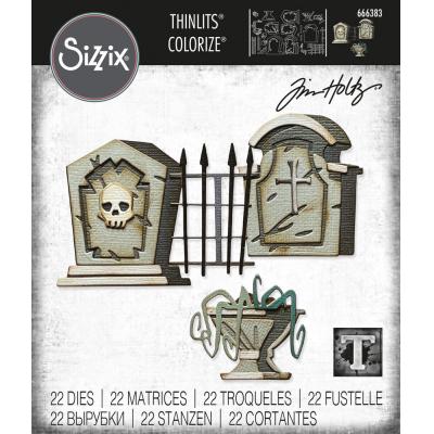 Sizzix Thinlits Die - Graveyard