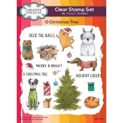 Creative Expressions Stempel O Christmas Tree