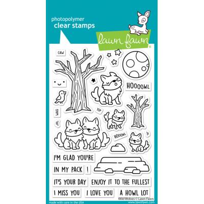 Lawn Fawn Stempel - Wild Wolves
