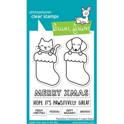 Lawn Fawn Stempel - Pawsitive Christmas