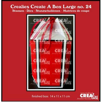 Crealies Metal Dies - Große sechseckige Box