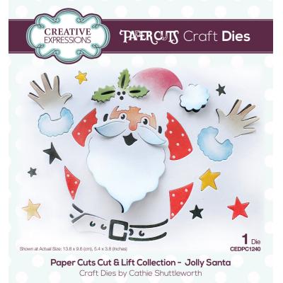 Creative Expressions Craft Dies Cut & Lift Jolly Santa