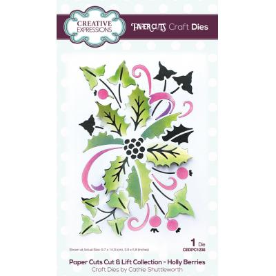 Creative Expressions Craft Dies Cut & Lift Holly Berries