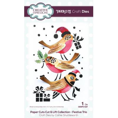 Creative Expressions Craft Dies Cut & Lift Festive Trio