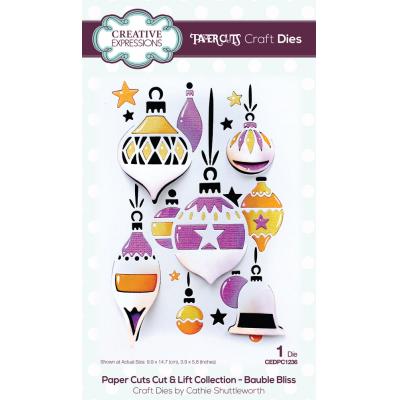 Creative Expressions Craft Dies Cut & Lift Bauble Bliss