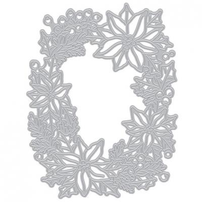 Hero Arts Fancy Dies - Poinsettia Window