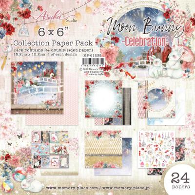 Asuka Studio Memory Place Moon Bunny - Celebration Paper Pack