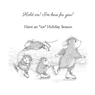 Spellbinders Stempel House Mouse - Hold On!