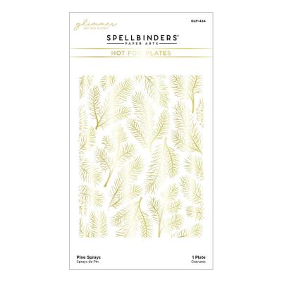 Spellbinders Hot Foil Plate Pine Sprays