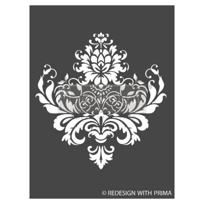 Prima Marketing Re-Design Decor Stencil - Royal Brocade