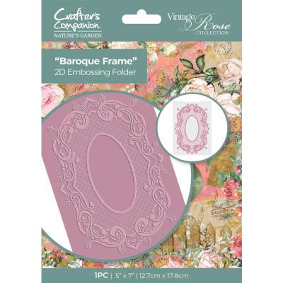 Crafter's Companion Vintage Rose - Baroque Frame