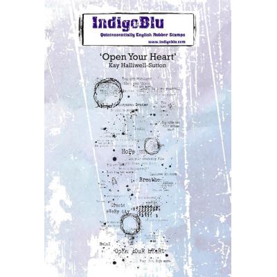 IndigoBlu Stempel - Open your Heart