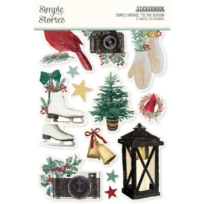 Simple Stories Simple Vintage 'Tis The Season - Sticker Book