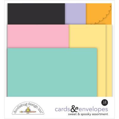 Doodlebug Sweet & Spooky - Cards & Envelopes