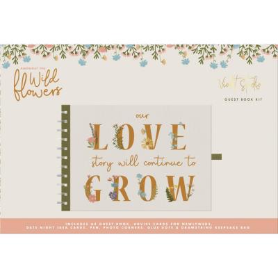 Violet Studio Amongst the Wildflowers - Guest Book Kit