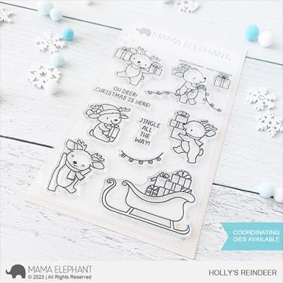 Mama Elephant Stempel - Holly's Reindeer